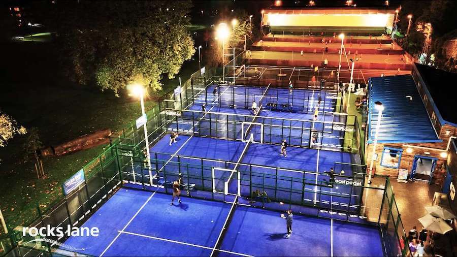 Rocks Lane Chiswick Floodlit Padel Courts