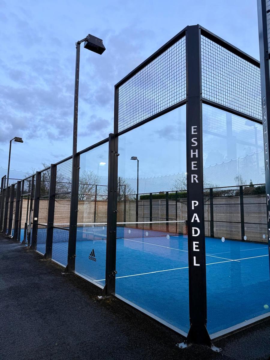 Esher Tennis & Padel Club floodlit court